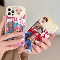 anime one piece luffy phone cases for iphone 13 12 11 pro max xr xs max 8 x 7 se 2022 couple all inclusive anti drop soft cover