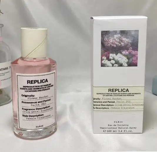 

top quality brand flower market perfume set floral long lasting natural taste with atomizer for men fragrances