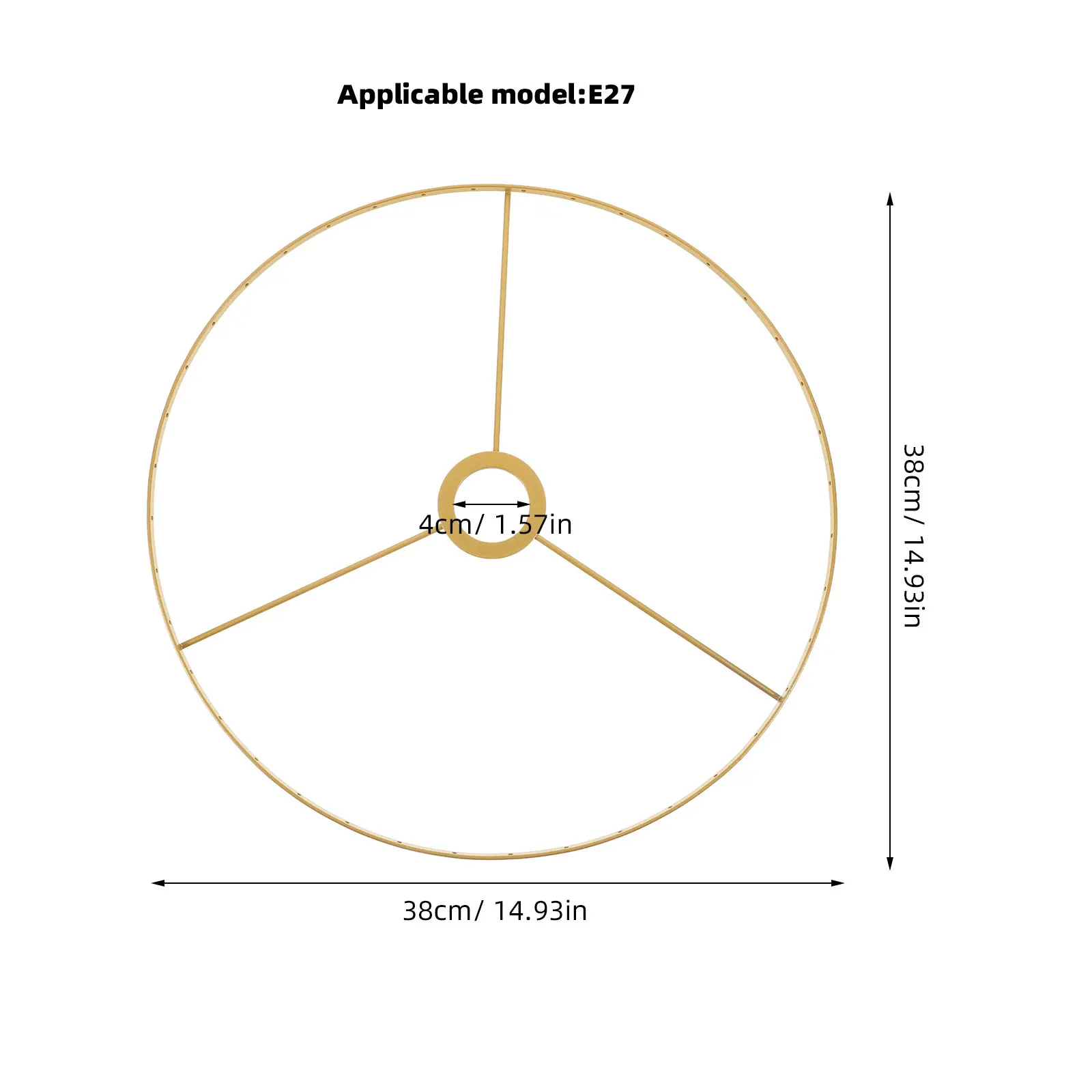 

Металлический каркас для абажура E27