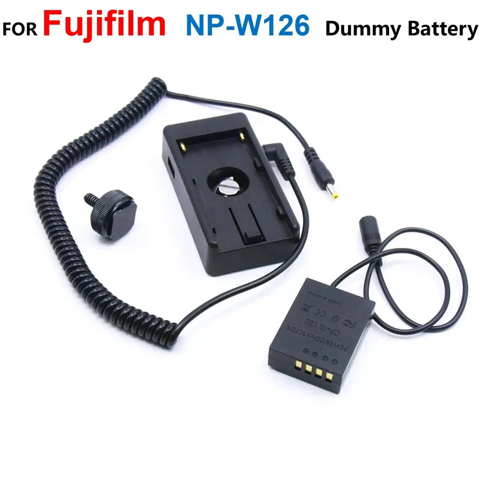 

CP-W126 NP-W126 Fake Battery+NP F730 F570 F990 F980 Power Adapter Plate For Fujifilm X-A7 X-A5 A10 X-T2 X-T3 X-T30 X-T100 T200