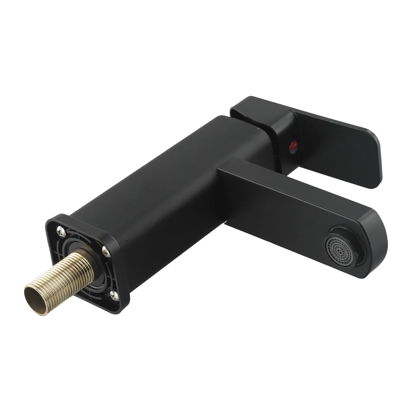 

For Hotel For Kitchen For Bathroom Steel Faucet Basin Faucet 304 Stainless Steel Basin Faucet Black Rust Practical