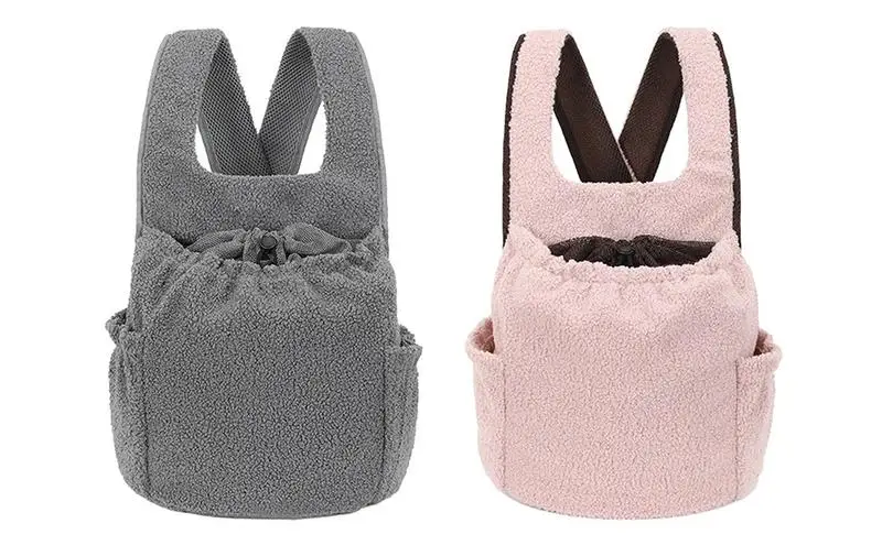 

Pet Carrying Bag Cat Front Chest Carrier Breathable Foldable Dog Double Doors Bag Dog Front Backpack Pet Accessories for Hiking