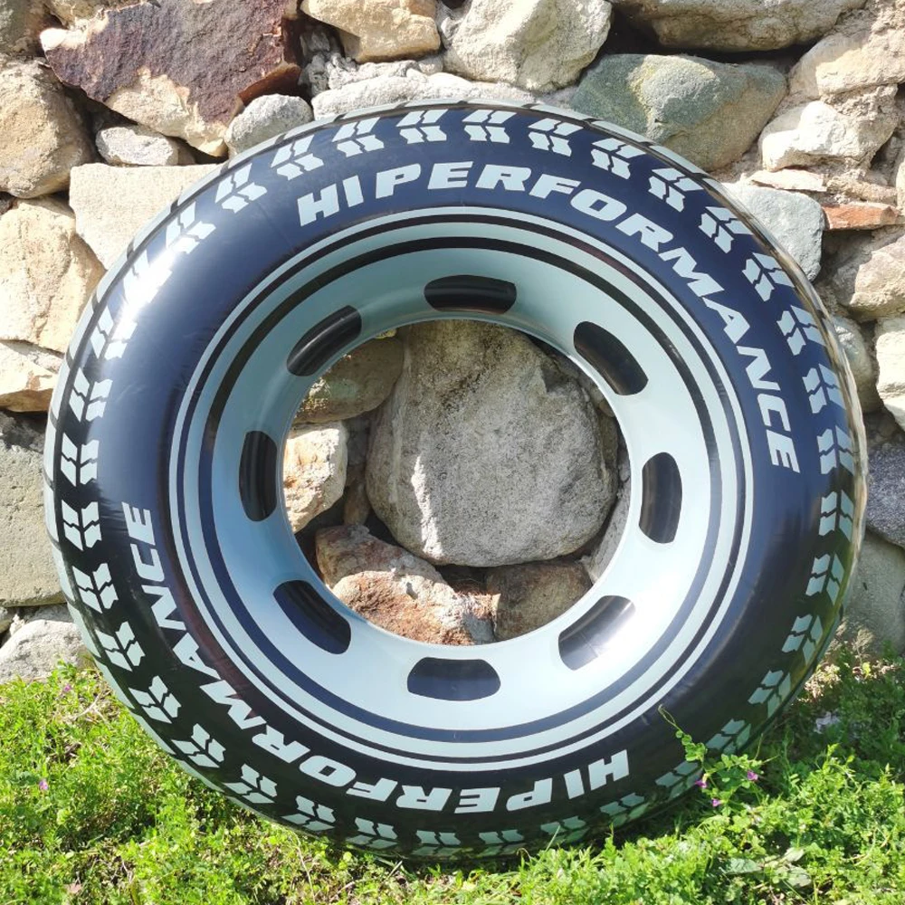 Летнее надувное кольцо из ПВХ автомобильное колесо круглая повязка для плавания