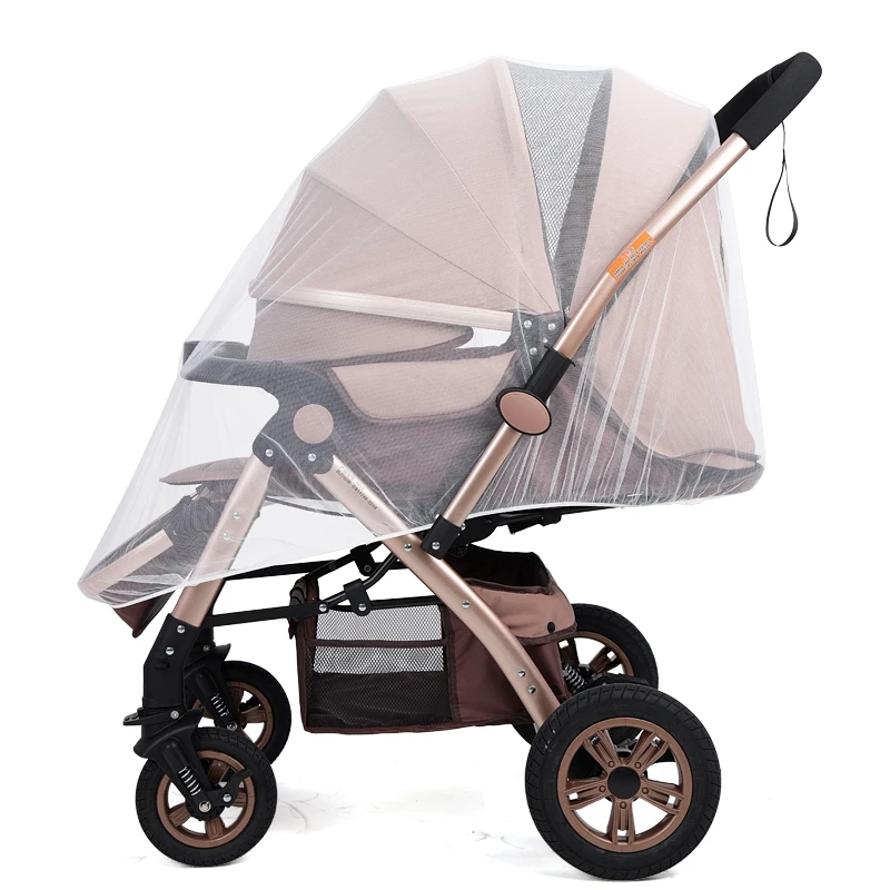 

Summer Baby Stroller Mosquito Net Universal Full Cover Infant Trolley Mesh Insect Net Newborn Stroller Basket Cover Accessories