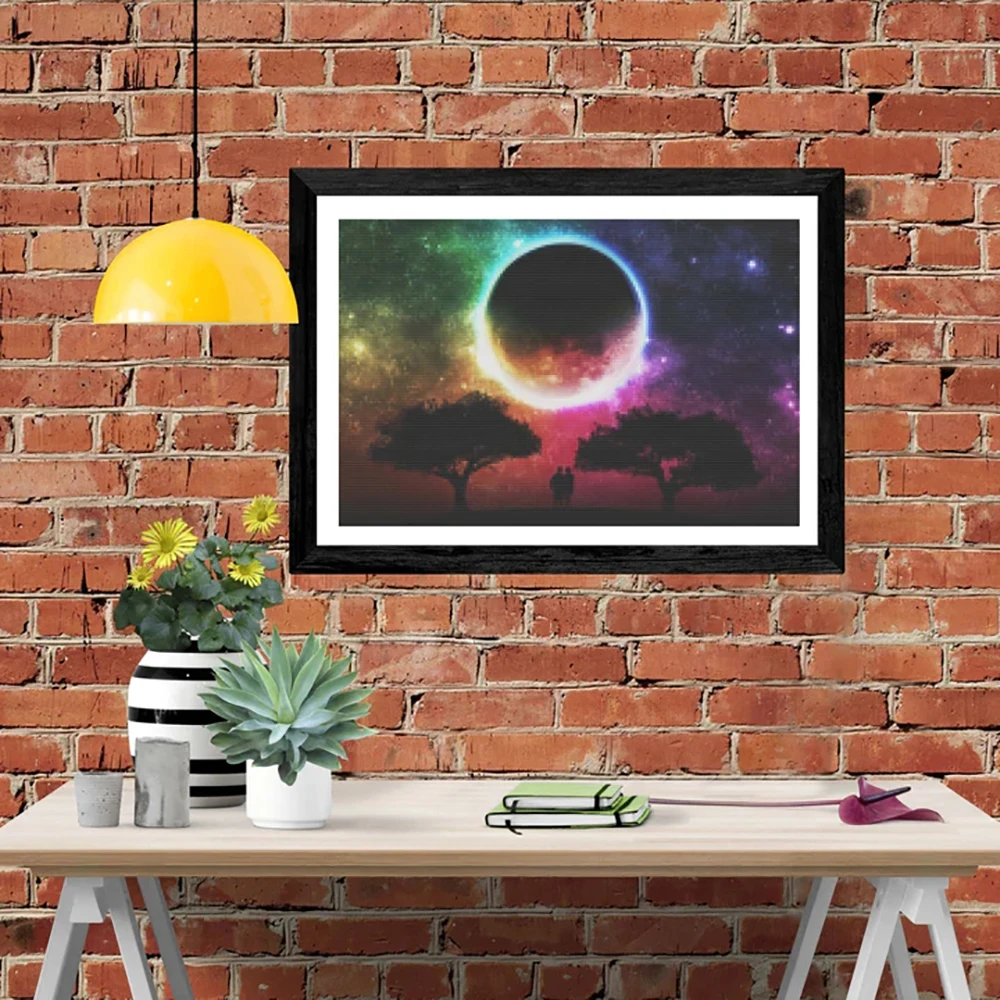 

DIY-5D Diamond Painting Star tree Splicing Set Full Diamond Embroidery Mosaic Picture Closed