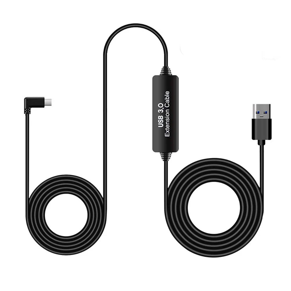 

With Signal Booster Data Transfer Headset Extension Soft Link Cable Gaming PC Accessories VR Game USB C 3.0 For Oculus Quest