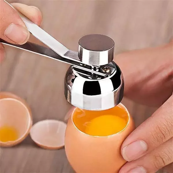 

2023New Metal Egg Scissors Egg Topper Cutter Shell Opener Stainless Steel Boiled Raw Egg Open Kitchen Tools Set coupe oeuf