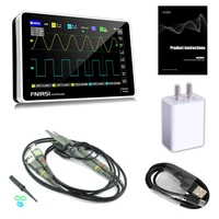 ads1013d digital oscilloscope dual channel 100m bandwidth 1gs sampling rate tablet oscilloscope with color tft touching screen