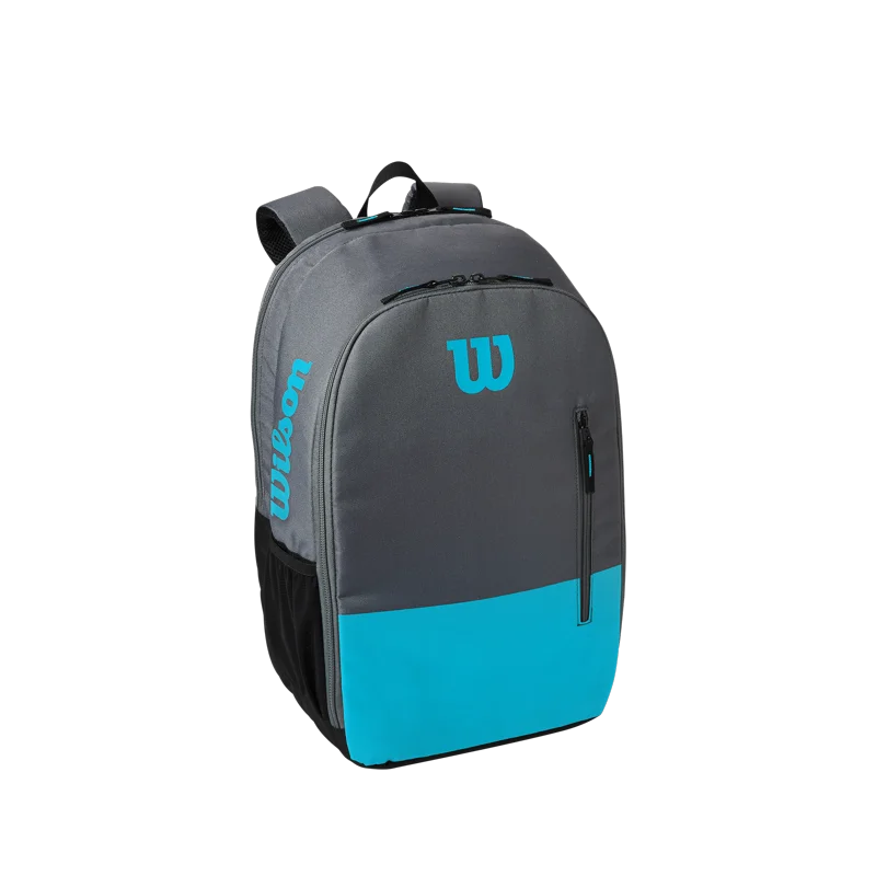 

Team Tennis Racquet Backpack, 2-Racket Pocket, Blue/Gray