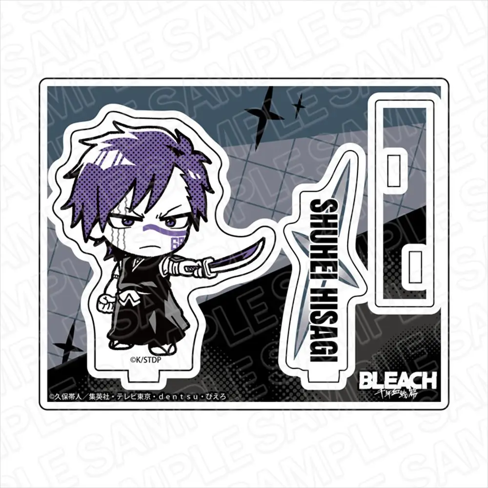 Фото Игра Kurosaki Ichigo Aizen Sousuke Grimmjow Kuchiki Rukia Urahara Kisuke акриловая кукла-подставка аниме фигурка модель косплей игрушка в подарок №2