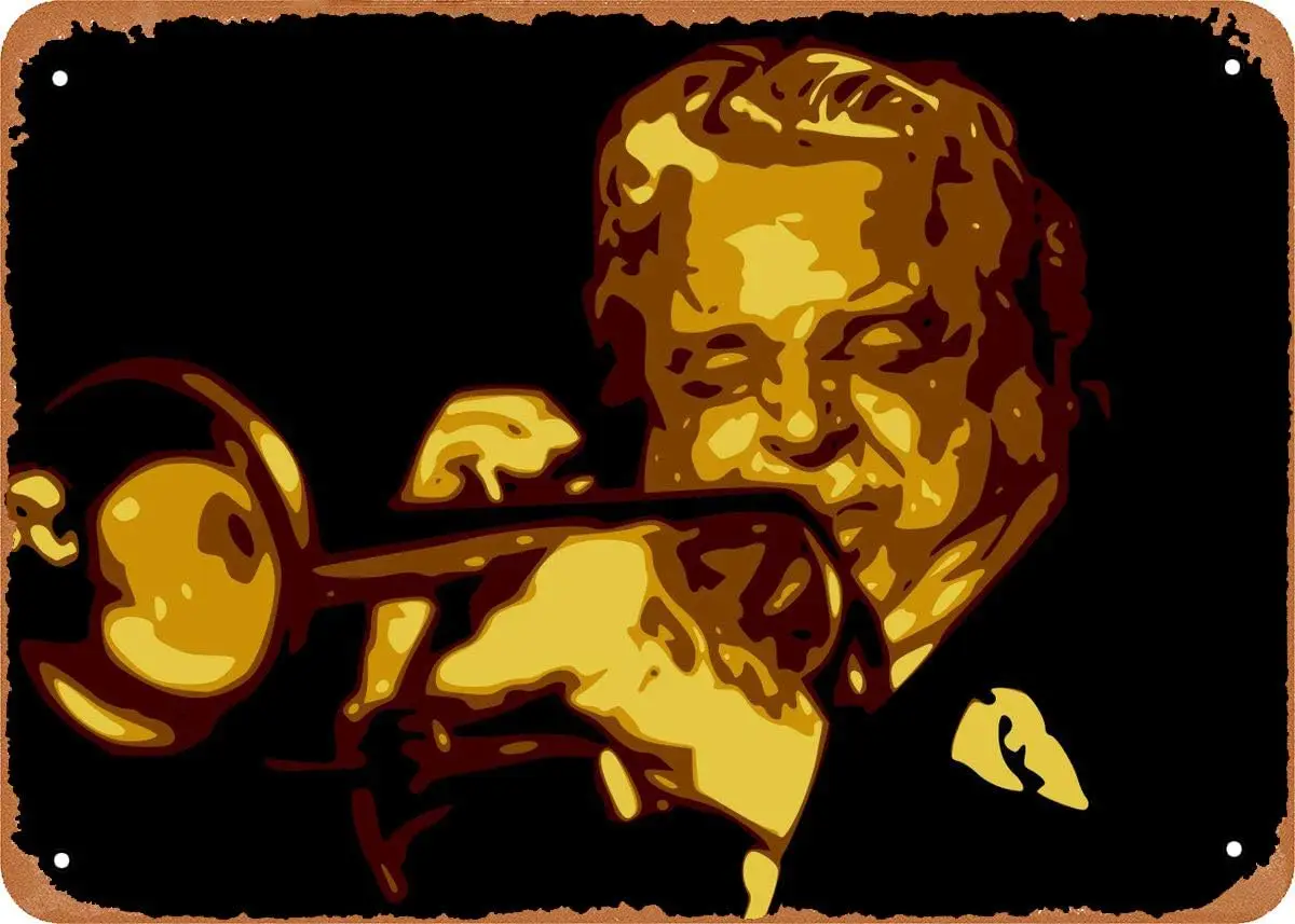 Легендарный плакат Jzz Muscns Mynrd Ferguson Plque Metl Tn Sgn 8 x 12 дюймов Vntge в стиле ретро Wll Decor