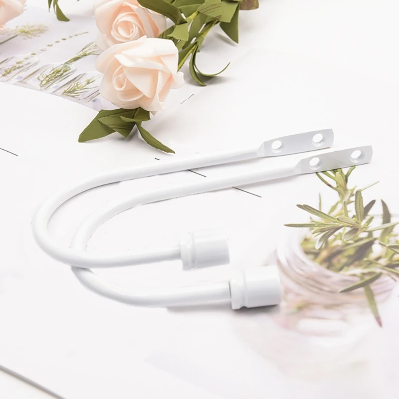 Элегантные металлические фиксаторы для штор 2 шт. настенные подхваты оконной