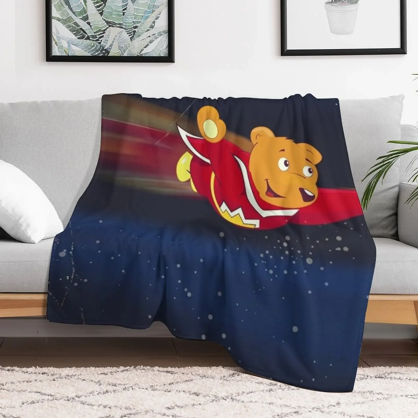 Фото Стильный плед Superted для дивана и гостиной №2