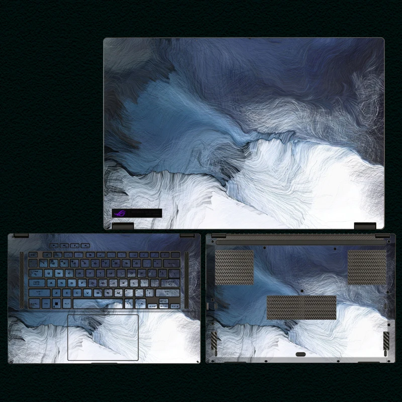 Кожа для ноутбука ASUS ROG Flow X16 2023 предварительно вырезанная виниловая наклейка X13