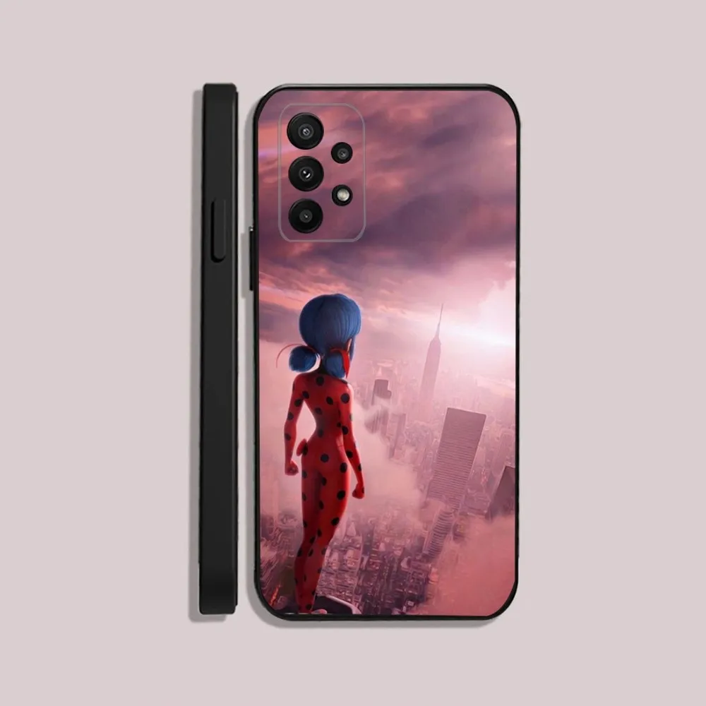 Чехол для телефона Cat Noir Samsung S24 23 22 30 21 10 9 Ultra Plus Lite FE 5G L-LadybugeS черный мягкий чехол