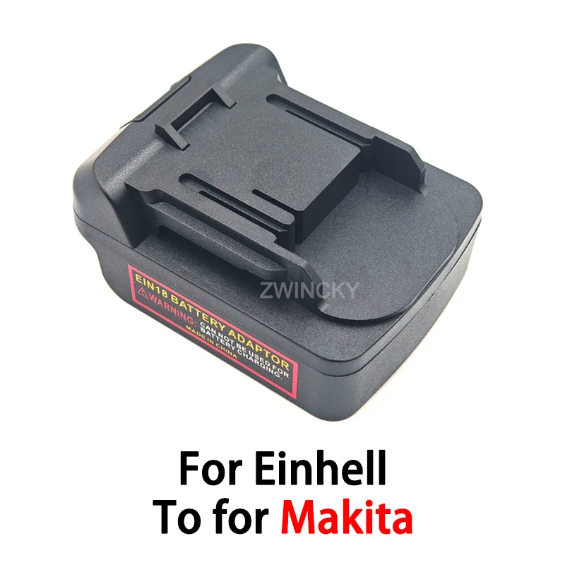 

Адаптер-переходник для аккумуляторов Einhell Power X-Change 18V для инструментов Makita/Dewalt/Milwaukee/Bosch/Parkside 18V