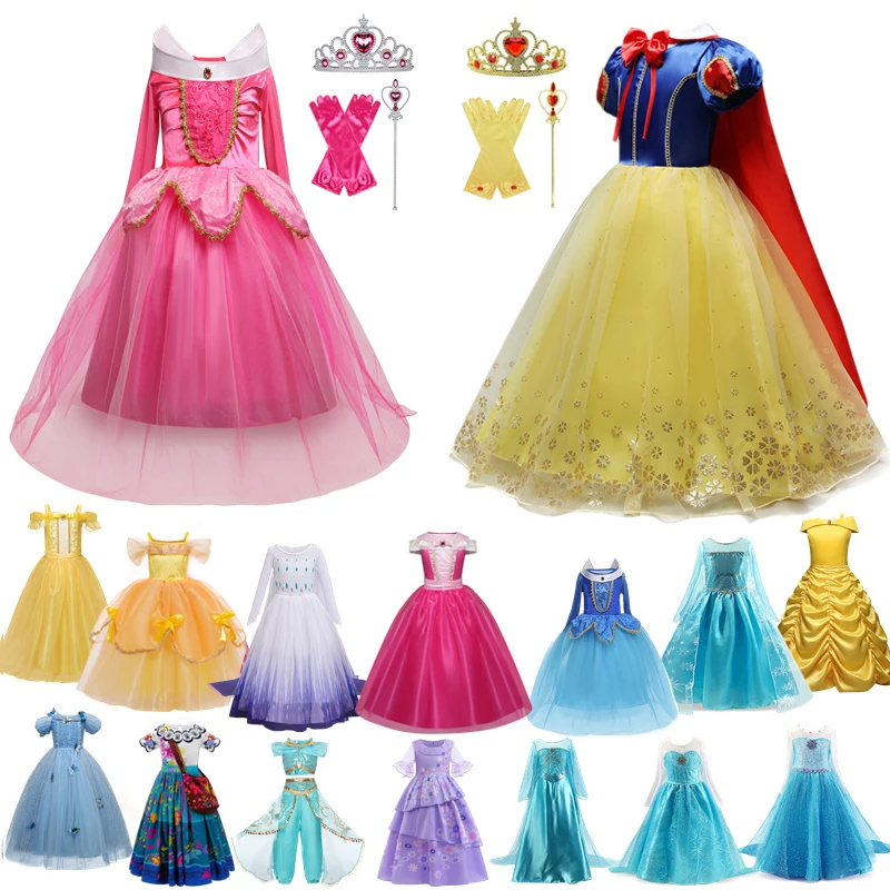 

Платье принцессы Эльзы для девочек, костюмы на Рождество, Хэллоуин, день рождения, детское платье, маскировка, одежда