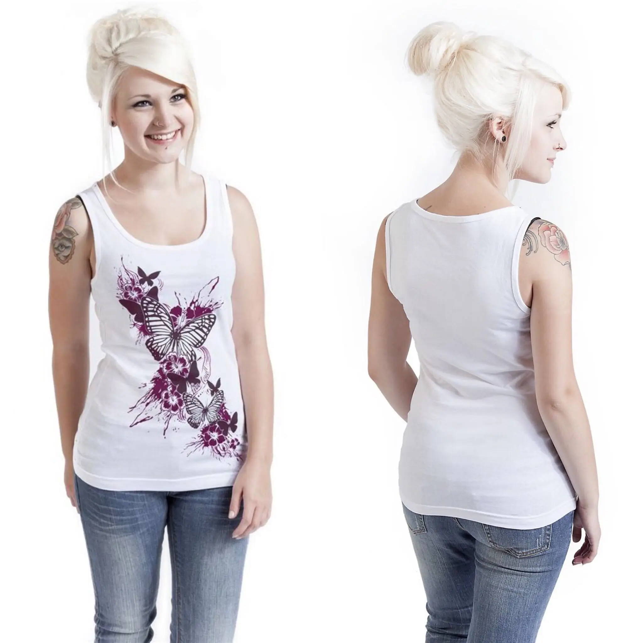 Спортивный хлопковый жилет Desan EMP в готическом стиле панк-рок