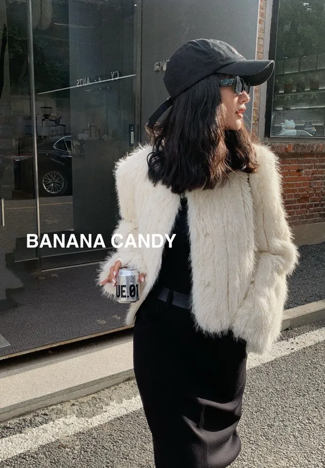 Autumn and winter new temperament imitation fur coat