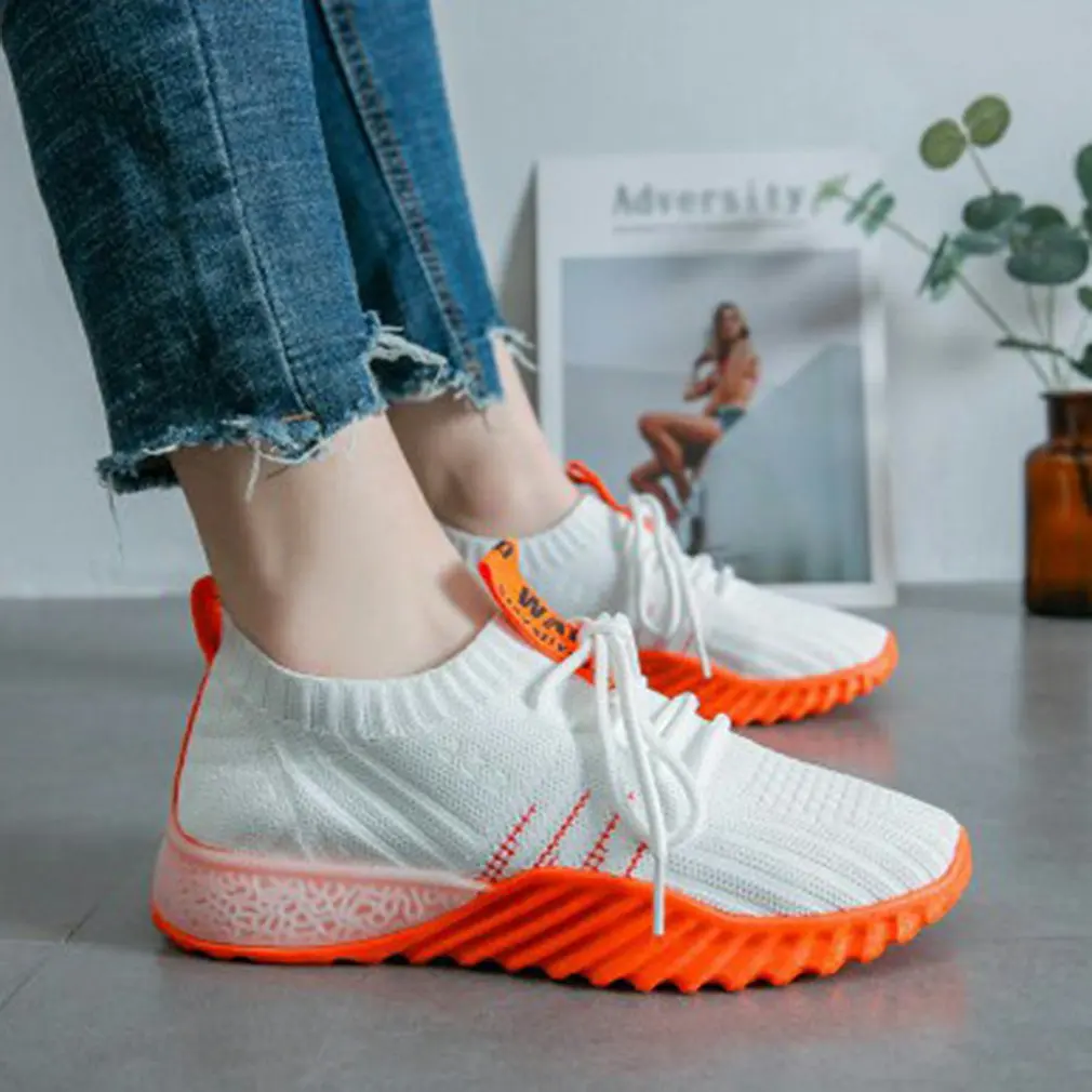 

All-match Casual White Shoes Breathable And Comfortable Sports Shoes Washable Soft-soled Women's Shoes