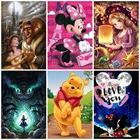 5d алмазная живопись полная дрель Disney Красавица и чудовище Красавица Принцесса Вышивка крестиком ручной работы Смола Diy домашний Декор подарок мосаи