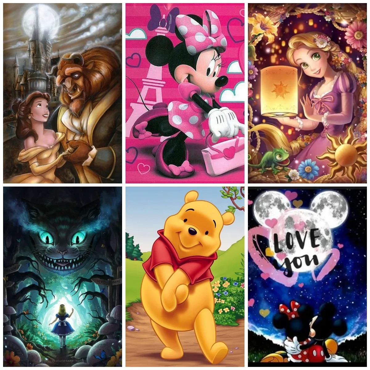 Алмазная 5d-картина полноразмерная картина из мультфильма Дисней Красавица и