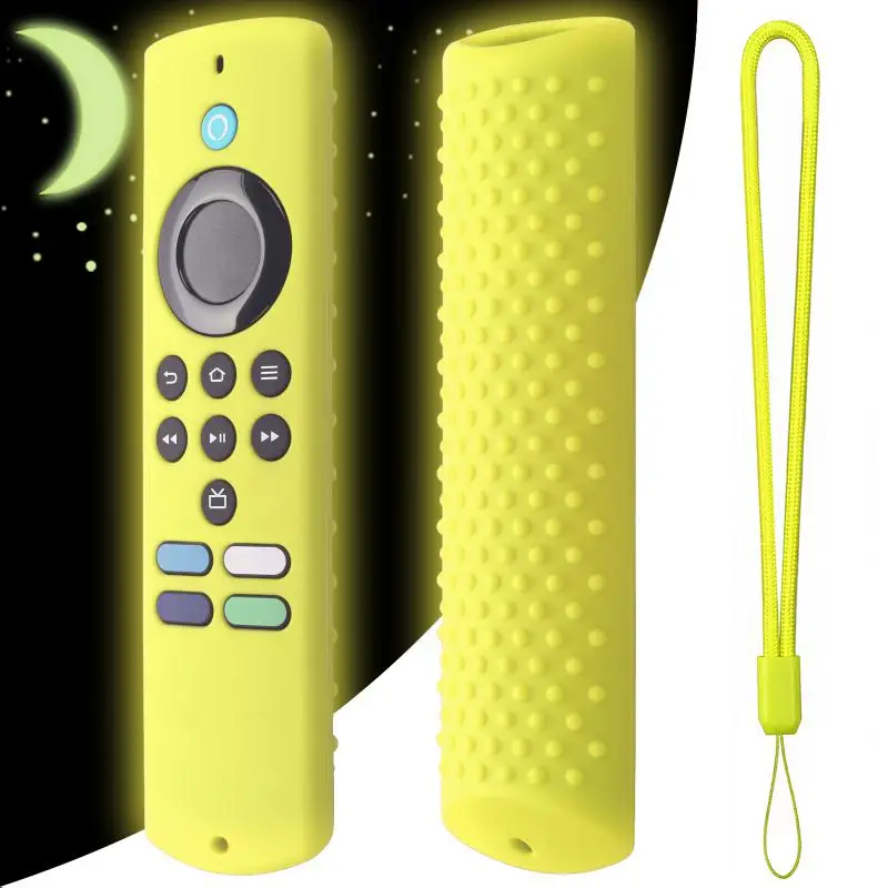 

2023 All New Silicone Cover Washable Anti-fall Protective Case for Fire TV Stick 4k Max Non-slip Shell Cover Silicone Case