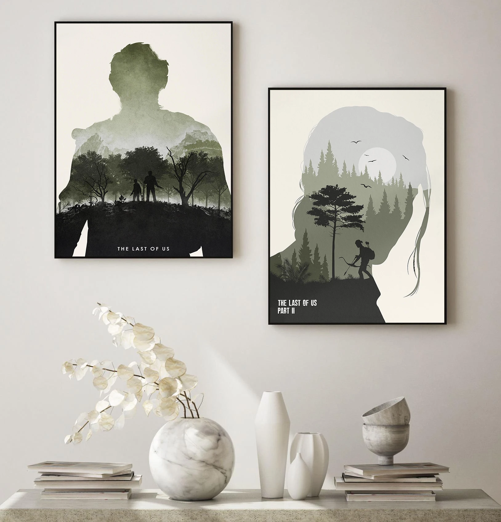 Классическая хитовая игра The Last Of Us Эбби Айли Игровой персонаж Ретро Плакат Холст