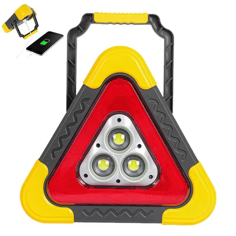 Треугольная вспышка с питанием от солнечной энергии