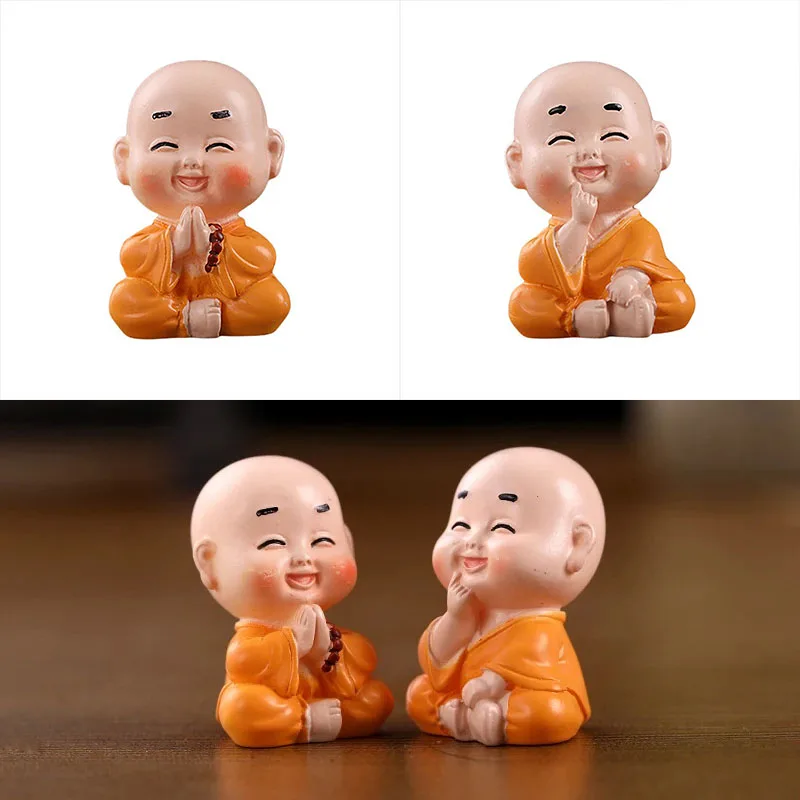 Домашние маленькие монах полимерные поделки микро-ландшафты искусственные