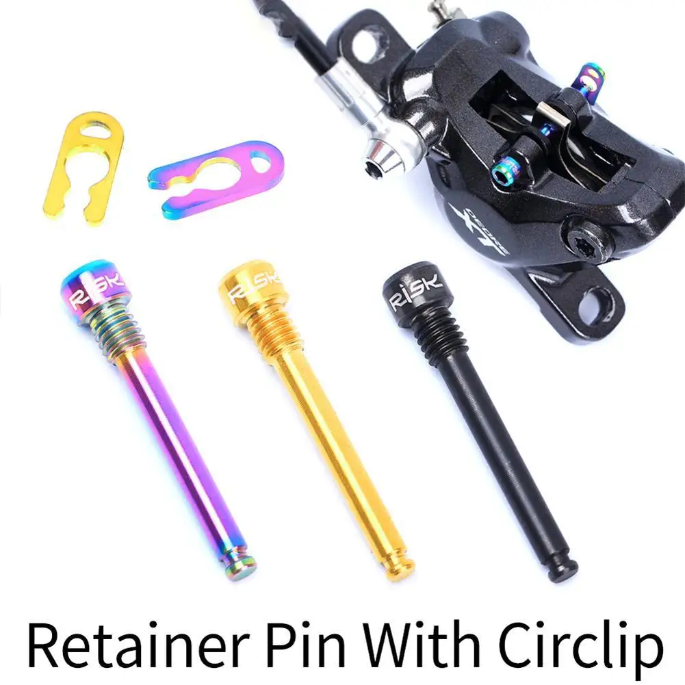 

Bicycle Threaded Brake Thumb Lock Titanium Alloy Brake Pad For Mountain Road Bike Threaded Oil Dishes Bicycle Accessories