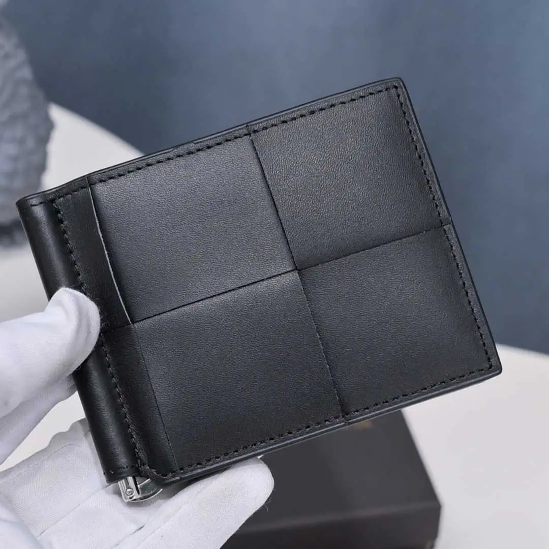 Men Card Holder Genuine Leather Purses Fashion Multiple Slot Billeteras Luxury Money Coin Wallet Male Card Case for Business