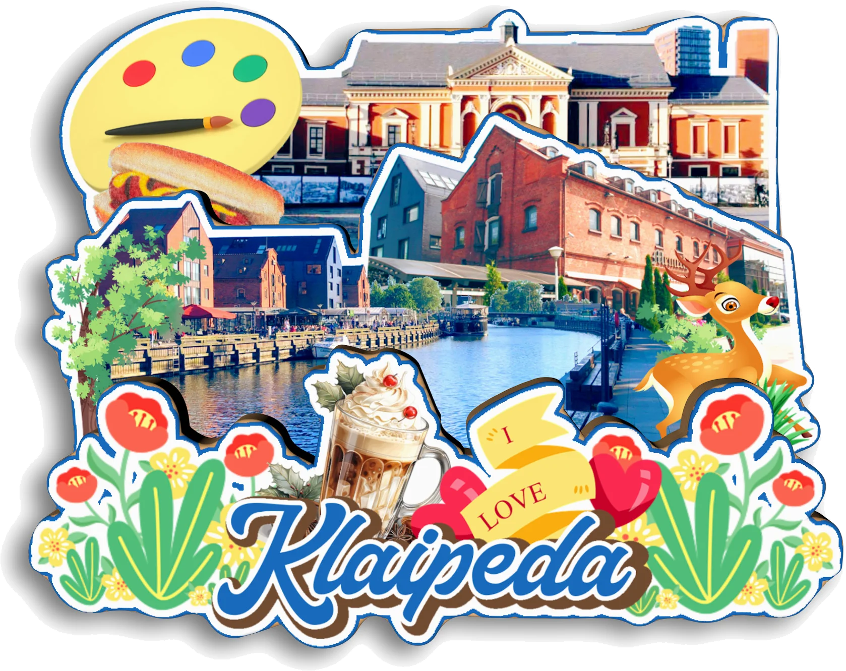 

Магнит для холодильника "Литва"