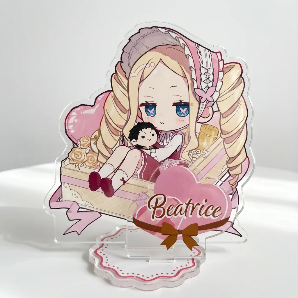 Фото Аниме Re: zero-starting Life In Another World- Kara Hajimeru Isekai Seikatsu Модель Фигурка Орнамент 10 см Акриловая подставка Подарки №3