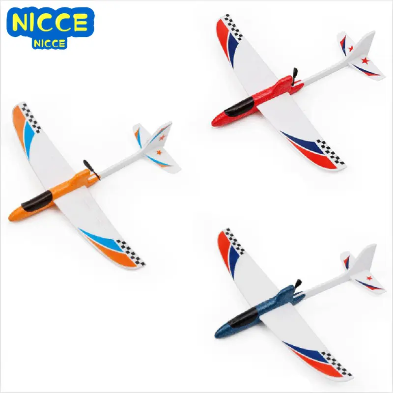 Nicce DIY Glider Foam RC Drone Capacitor Hand Throwing Electric Plane Resistance To Falling Toys for Children Birthday Gift