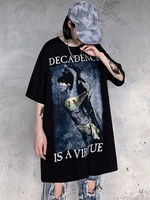 deeptown retro harajuku portrait t shirt gothic tshirt japanese streetwear e girl graphic tees summer top for women 2022 t shirt