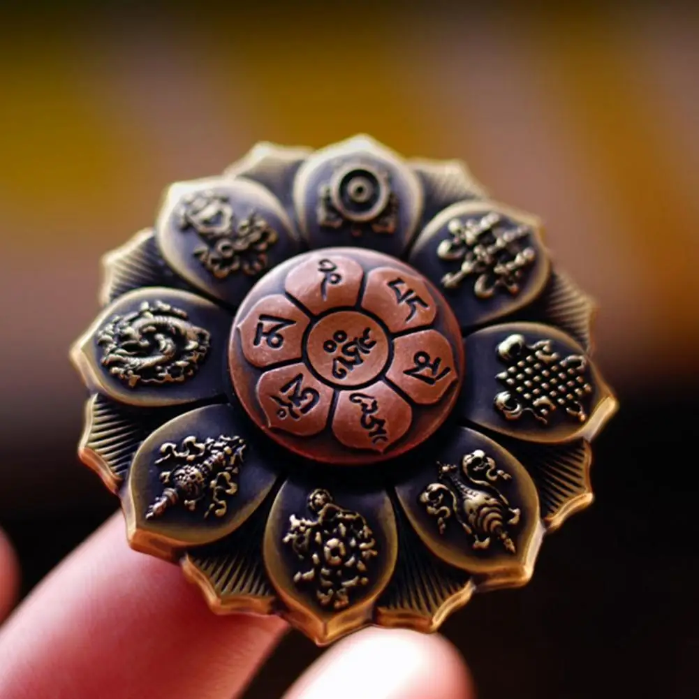 

Decorative Vivid Color High Speed Buddhism Finger Spinner for Adult