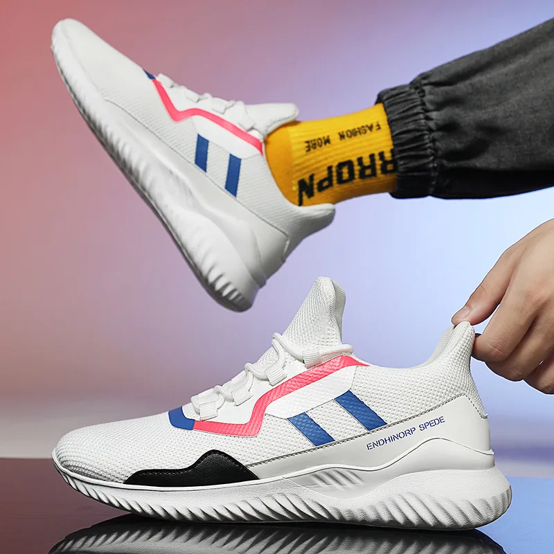 

Summer New Mens Casual Shoes Flying Woven Male Outdoor Sport Sneakers Man's Training Jogging Walking Driving Shoes Zapatillas