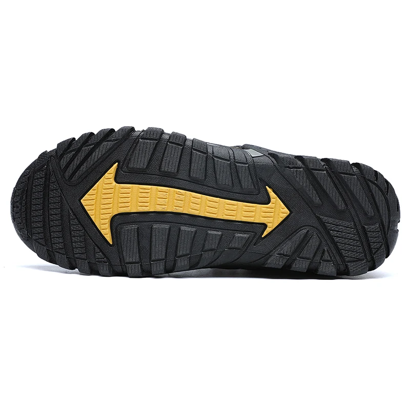 JIEMIAO New Summer Mesh Breathable Hiking Shoes Men Sneakers Outdoor Trail Trekking Mountain Climbing Sports Shoes for Male