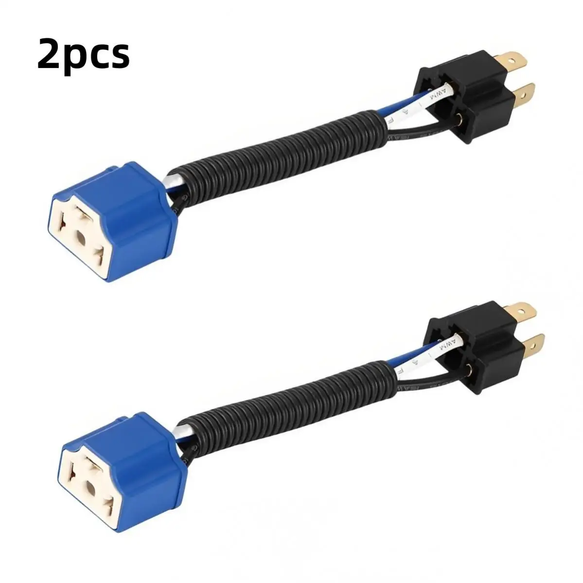 

2pcs/set H4 12V Car Light Harness Connector Car Wire Socket Adapter for Taillight / Time Running Lamps / Headlight