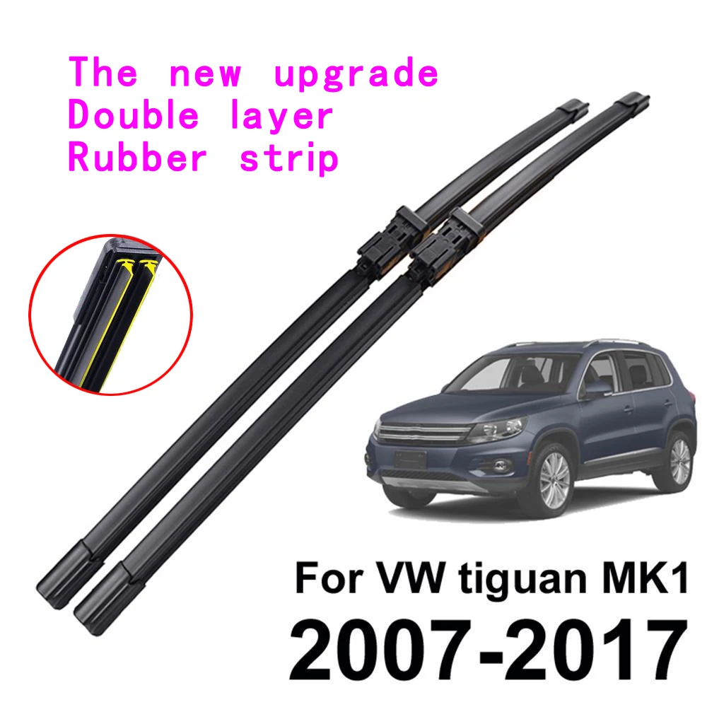 

adohon 24" 21" Wiper Blades For VW Tiguan 2007 2008 2009 2010 2011 2012 2013 2014 2015 2016 Windshield For Chevrolet Traverse