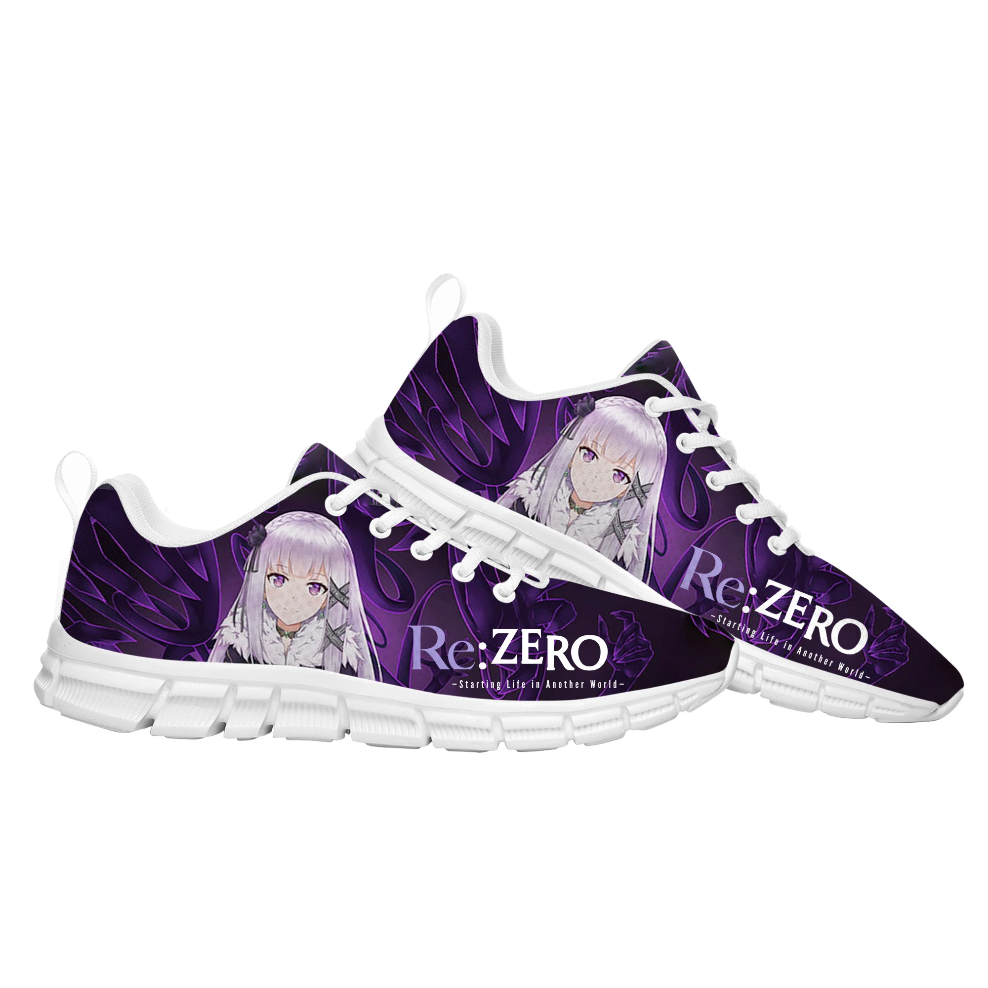 

Re:Zero Shoes Mens Womens Teenager Kids Children Sneakers Japanese Anime Emilia High Quality Manga Comics Sneaker Custom Shoes