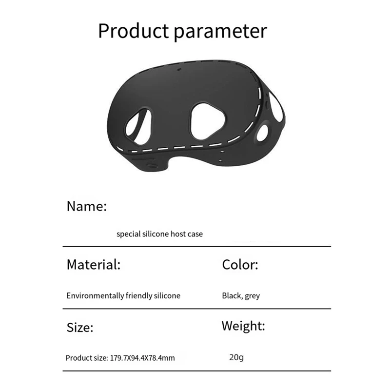 Helmet Cover For Meta Quest3s Host Set Anti-Fall Anti-Wear &amp Anti-Scratch Special Silicone Protective