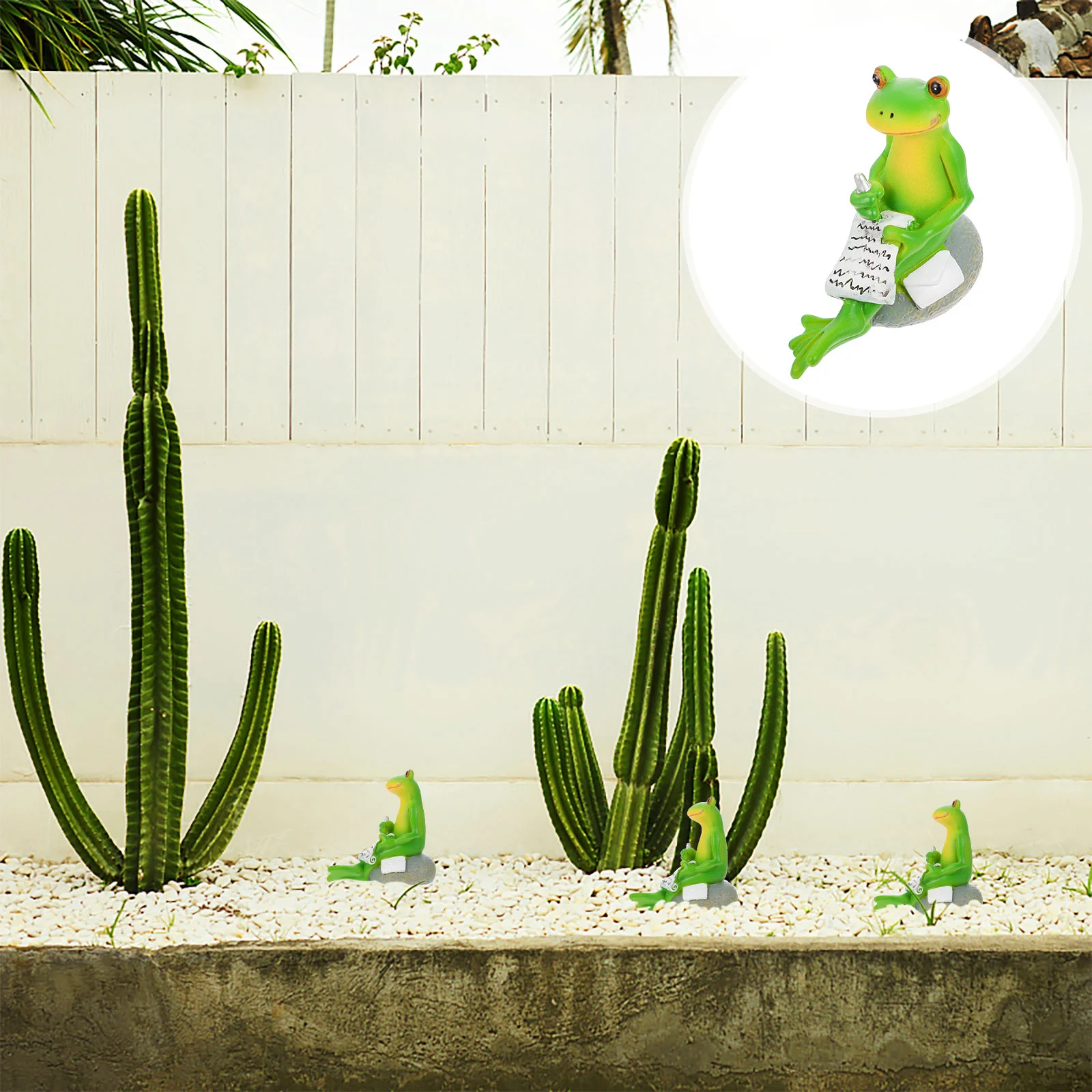 

1 шт., декоративная полимерная лягушка