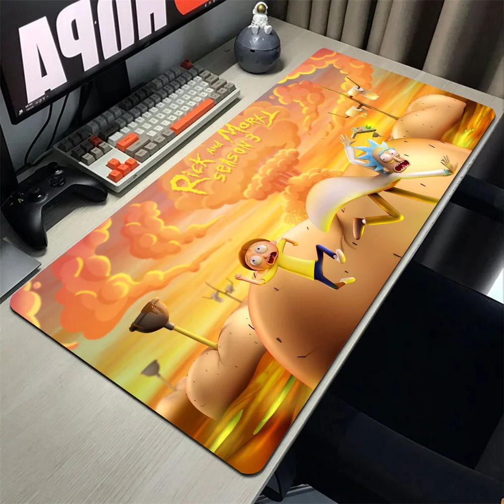 Коврик Для Мыши R-Rick Anime XXL Современный Стиль Противоскользящий Напольный Ковер