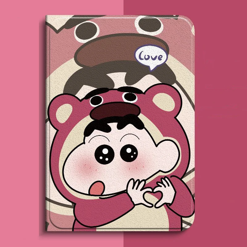 Crayon Shin-Chan Case For Samsung Galaxy Tab S6 Lite 10.4 S8 TabS9 Plus Stand for A8 X200 S7FE 12.4in Lotso Tablet