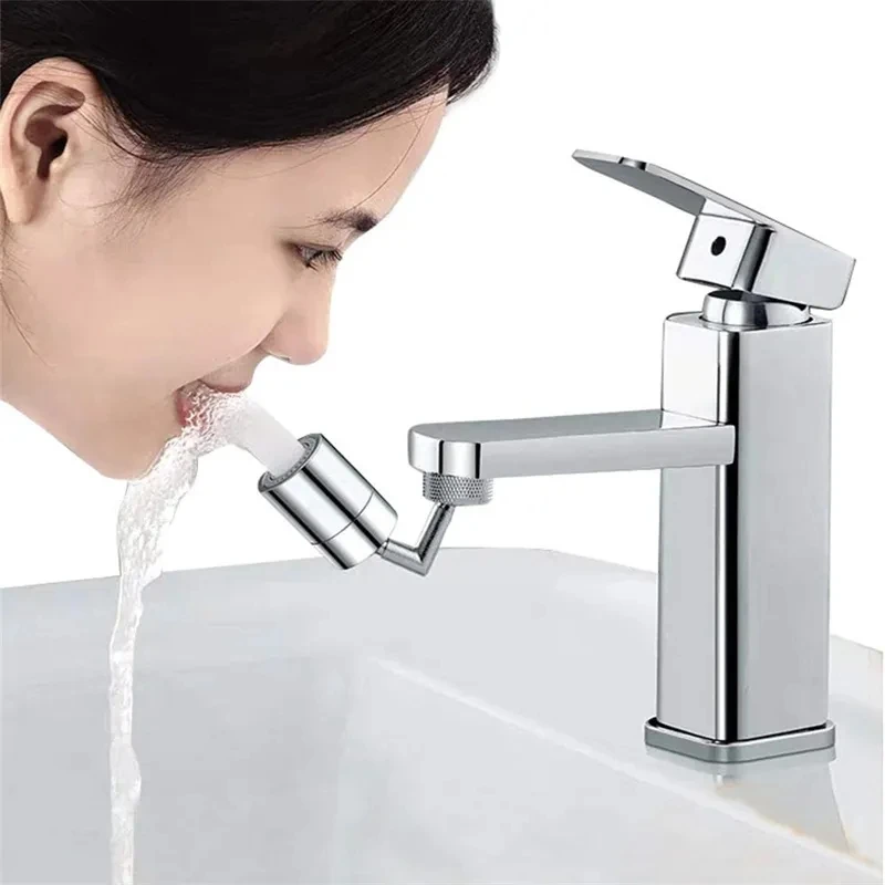 

720 Degrees Universal Splash Filter Faucet Spray Head Anti Splash Filter Faucet Movable Kitchen Tap Water Saving Nozzle Sprayer