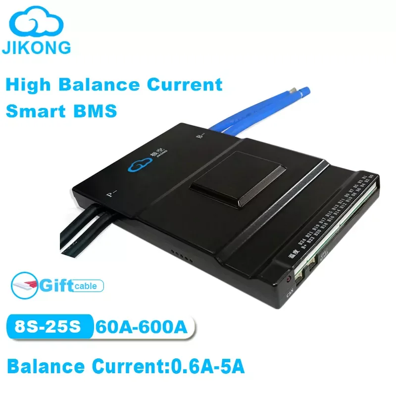 

JK BMS 1A 2A 5A Balance Current 8S 12S 13S 14S 16S 17S 20S 24S Smart JK Bms 60A 80A 100A 150A 200A 600A Lifepo4 Li-Ion Battery