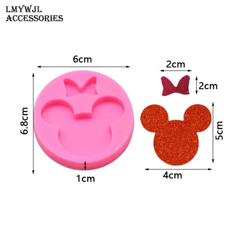 Силиконовая форма для брелока в форме кости