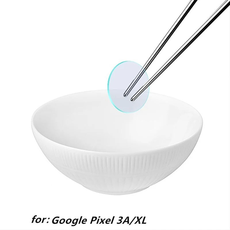 ЭКСУНТОН 2 шт. для защиты экрана Google Pixel 3A XL из мягкого закаленного стекла с защитной пленкой на камеру.